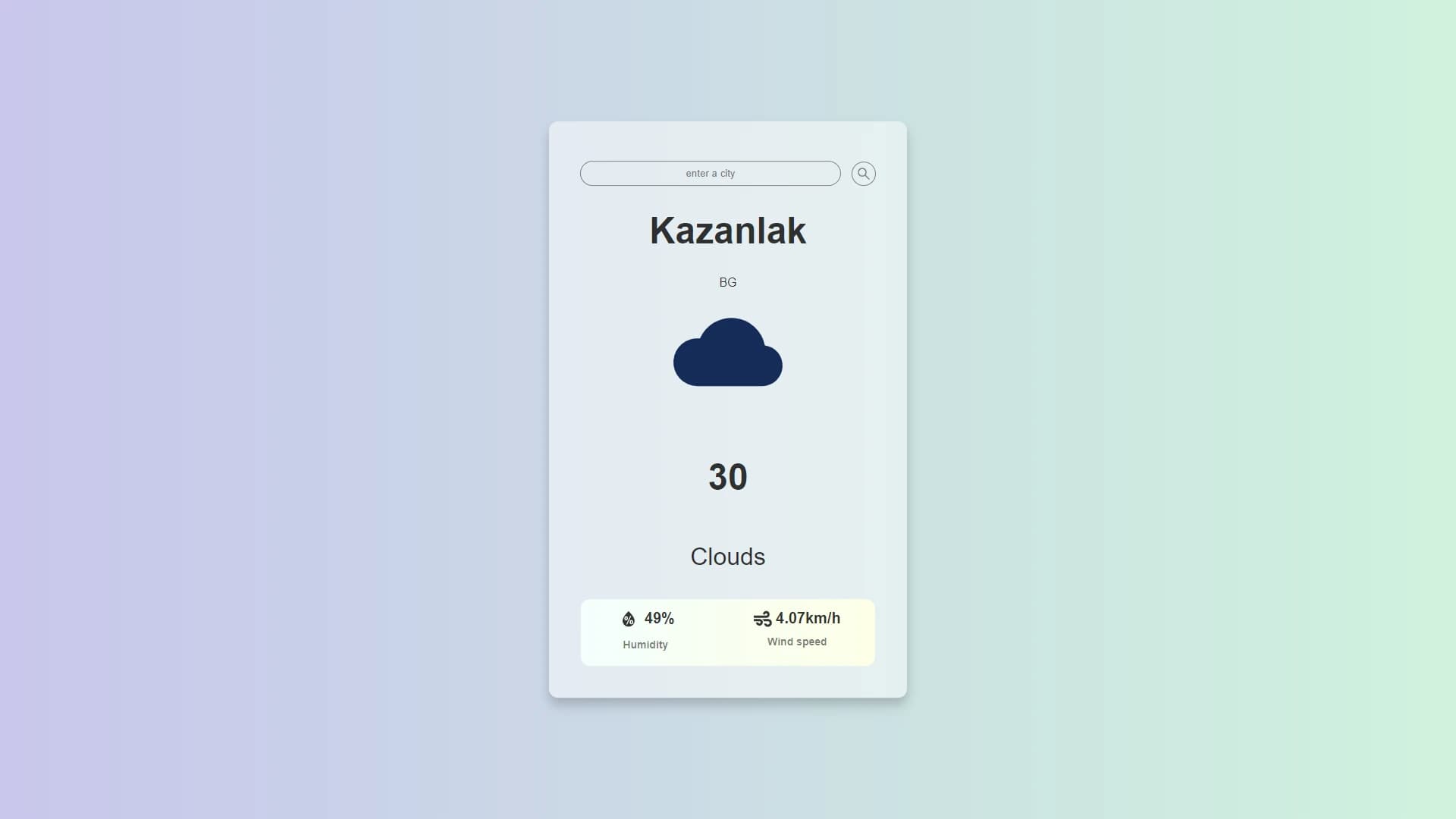 Weather App